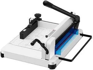 12 Inch A4 Heavy Duty Guillotine Paper Cutter 400 Sheet Capacity Guillotine Paper Cutter Stack Cards Trimmer Solid Steel with Metal Base for Cardstock Leather Office Home School (Beige) 12 Inch A4 Heavy Duty Guillotine Paper Cutter 400 Sheet Capacity Guillotine Paper Cutter Stack Cards Trimmer Solid Steel with Metal Base for Cardstock Leather Office Home School (Beige)