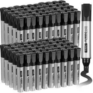 100 Pcs Jumbo Permanent Markers Bulk Large Permanent Chisel Tip Markers Waterproof Jumbo King Big Poster Large Paint Pens for Works on Wood Metal Stone 100 Pcs Jumbo Permanent Markers Bulk Large Permanent Chisel Tip Markers Waterproof Jumbo King Big Poster Large Paint Pens for Works on Wood Metal Stone