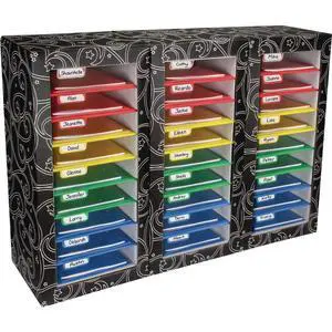 Classroom Mail Center, 27 Slots, Black, Office Mailboxes | Mail Sorter, Classroom Organization, Mailbox Organizer for Students and Teachers Classroom Mail Center, 27 Slots, Black, Office Mailboxes | Mail Sorter, Classroom Organization, Mailbox Organizer for Students and Teachers