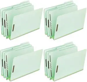 17182 Pressboard Folders, 2 Fasteners, 3" Expansion, 1/3 Tab, Letter, Green (Box of 25) (Pack of 4) 17182 Pressboard Folders, 2 Fasteners, 3" Expansion, 1/3 Tab, Letter, Green (Box of 25) (Pack of 4)