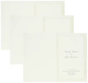 Triple Pearl Embossed Border Ivory Bulletin, 5.5"x8.5", 50 Count (20104063) (Pack of 3) Triple Pearl Embossed Border Ivory Bulletin, 5.5"x8.5", 50 Count (20104063) (Pack of 3)