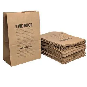 Paper Evidence Bag, Large 100pk Paper Evidence Bag, Large 100pk