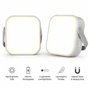 Portable LED Camping Lantern, Rechargeable COB Work Light with 3 Modes for Outdoor Tent Emergency Repair Portable LED Camping Lantern, Rechargeable COB Work Light with 3 Modes for Outdoor Tent Emergency Repair