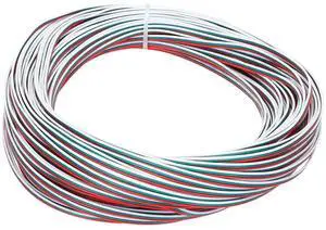 MECCANIXITY 30 Gauge 3 Conductor Electrical Wire Tinned Copper Cable 98FT Flexible Stranded Hook-up Wire for LED Strips Lamps Residential Wiring Car Circuit MECCANIXITY 30 Gauge 3 Conductor Electrical Wire Tinned Copper Cable 98FT Flexible Stranded Hook-up Wire for LED Strips Lamps Residential Wiring Car Circuit