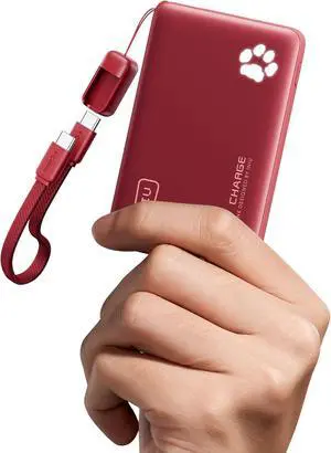 INIU 45W Fast Charging Portable Charger, Smaller 10000mAh Travel Power Bank | Flight-Safe, Detachable USB C Cable, Travel Essential, External Battery Phone Pack for iPhone 17 Samsung S26 iPad etc, Red INIU 45W Fast Charging Portable Charger, Smaller 10000mAh Travel Power Bank | Flight-Safe, Detachable USB C Cable, Travel Essential, External Battery Phone Pack for iPhone 17 Samsung S26 iPad etc, Red