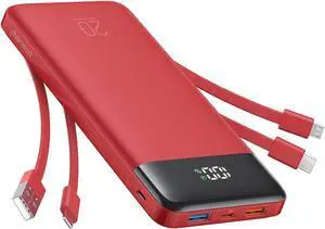 charmast Portable Charger Built-in Cables, 20000mAh Power Bank 6-Output | Travel Fast Charging Battery Pack for iPhone 17/16/15 Samsung Android, Flight-Approved, Multi-Device, USB-C & USB-A, LED % charmast Portable Charger Built-in Cables, 20000mAh Power Bank 6-Output | Travel Fast Charging Battery Pack for iPhone 17/16/15 Samsung Android, Flight-Approved, Multi-Device, USB-C & USB-A, LED %
