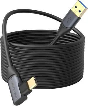 CableCreation 16-Feet USB to USB-C 3.1 Cable, VR Headset Accessory,5 Gbps | USB to USB C 3.1 Link Cable Compatible with Meta Quest Pro/Quest3/Quest2/Pico4, Highly Speed ,5 Meters CableCreation 16-Feet USB to USB-C 3.1 Cable, VR Headset Accessory,5 Gbps | USB to USB C 3.1 Link Cable Compatible with Meta Quest Pro/Quest3/Quest2/Pico4, Highly Speed ,5 Meters