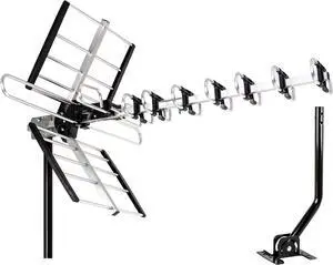 Five Star Outdoor HDTV Antenna up to 200 Mile Long Range, Attic or Roof Mount TV Antenna, Long Range Digital OTA Antenna for 4K 1080P VHF UHF Includes J Mount, 40 ft. RG6 Coaxial Cable Five Star Outdoor HDTV Antenna up to 200 Mile Long Range, Attic or Roof Mount TV Antenna, Long Range Digital OTA Antenna for 4K 1080P VHF UHF Includes J Mount, 40 ft. RG6 Coaxial Cable