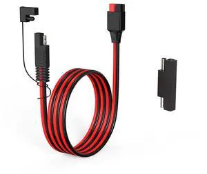 ELFCULB SAE to 45A Power Connector Cable Compatible with Anderson 10AWG 6FT | 45A power connector to SAE cable with stranded tinned copper wire for batteries, RVs, and portable power systems. ELFCULB SAE to 45A Power Connector Cable Compatible with Anderson 10AWG 6FT | 45A power connector to SAE cable with stranded tinned copper wire for batteries, RVs, and portable power systems.
