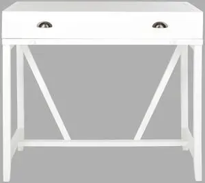 Safavieh American Homes Collection Wyatt White Writing Desk Safavieh American Homes Collection Wyatt White Writing Desk