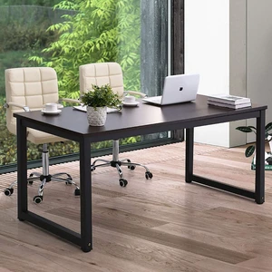 NSdirectModern Computer Desk 63 inch Large Office Desk Writing Study Table for Home Office Desk Workstation Wide Metal Sturdy Frame Thicker Steel Legs, Black. NSdirectModern Computer Desk 63 inch Large Office Desk Writing Study Table for Home Office Desk Workstation Wide Metal Sturdy Frame Thicker Steel Legs, Black.