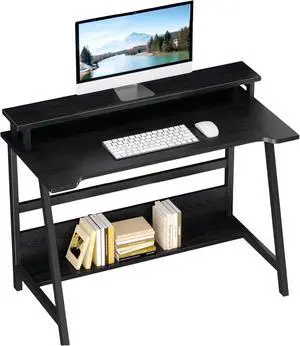 ALISENED 31.5 Inch Small Office Desk with Storage, Small Desk for Small Spaces, Compact Home Office Desk, Mini Study Desk for Bedroom, Black ALISENED 31.5 Inch Small Office Desk with Storage, Small Desk for Small Spaces, Compact Home Office Desk, Mini Study Desk for Bedroom, Black