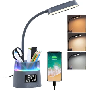 WILIT LED Desk Lamp for College Dorm Room Essentials, 3 Modes,Touch, Gray WILIT LED Desk Lamp for College Dorm Room Essentials, 3 Modes,Touch, Gray