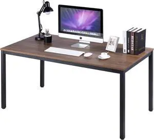 POPRUN Writing Computer Office Desk 59 Inch, 60x30 Home Wooden Study Table POPRUN Writing Computer Office Desk 59 Inch, 60x30 Home Wooden Study Table