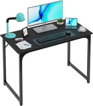 PayLessHere | 39 Inch Computer Desk | Black | Sturdy Office Desk PayLessHere | 39 Inch Computer Desk | Black | Sturdy Office Desk