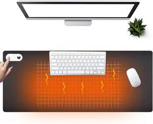 Electric Heated Desk Pad, Heated Keyboard Pad, Desk Warming Mat for Desktop Electric Heated Desk Pad, Heated Keyboard Pad, Desk Warming Mat for Desktop