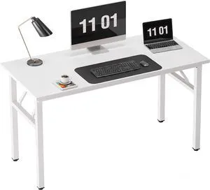 Need 47 inches Computer Desk Office Desk Folding Table with BIFMA Certification Computer Table Workstation, White AC5DW-120 Need 47 inches Computer Desk Office Desk Folding Table with BIFMA Certification Computer Table Workstation, White AC5DW-120