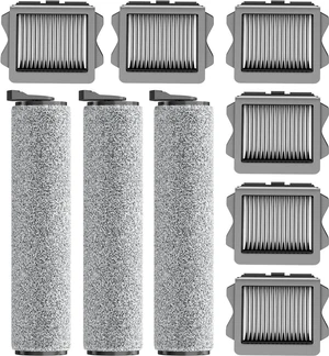 Nukisa Roller Brush Replacement Compatible with Tineco S3 Vacuum Mop,9 Pack Nukisa Roller Brush Replacement Compatible with Tineco S3 Vacuum Mop,9 Pack