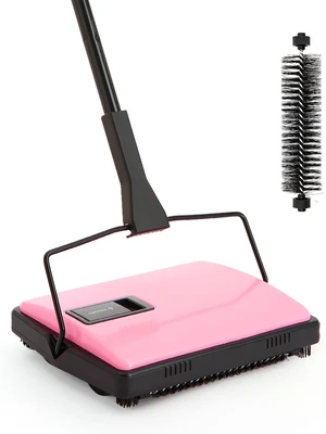 Yocada Manual Carpet Sweeper Cleaner Household Sweeper with Extra Brush Yocada Manual Carpet Sweeper Cleaner Household Sweeper with Extra Brush