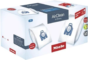 Miele Performance Pack AirClean 3D GN Vacuum Cleaner Bags, 16 x Bags, 1 x HEPA Filter Miele Performance Pack AirClean 3D GN Vacuum Cleaner Bags, 16 x Bags, 1 x HEPA Filter