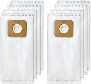 8 Pack Type A HEPA Vacuum Bags for Riccar Most Vibrance, R-Series, 2000/4000 & Simplicity Symmetry, S20EZM, 5000/6000 Upright Vacuum Cleaners, Part RAH-6/SAH-6 8 Pack Type A HEPA Vacuum Bags for Riccar Most Vibrance, R-Series, 2000/4000 & Simplicity Symmetry, S20EZM, 5000/6000 Upright Vacuum Cleaners, Part RAH-6/SAH-6