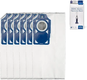 Riccar R30D HEPA Filter Vacuum Cleaner Bags, Charcoal-Infused Tandem Air Blue, Six Bags Included, RNHC-6 Riccar R30D HEPA Filter Vacuum Cleaner Bags, Charcoal-Infused Tandem Air Blue, Six Bags Included, RNHC-6