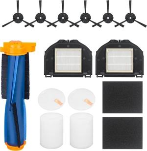 Replacement Parts for Shark UR2360S UR2360EEUS RV2302AE AV2310AE RV2310AE RV2320S RV2300S Ultra Robot Vacuum,1 Roller Brush,2 Sets Foam Filters,2 Hepa Filters,6 Side Brush (13 Pack) Replacement Parts for Shark UR2360S UR2360EEUS RV2302AE AV2310AE RV2310AE RV2320S RV2300S Ultra Robot Vacuum,1 Roller Brush,2 Sets Foam Filters,2 Hepa Filters,6 Side Brush (13 Pack)