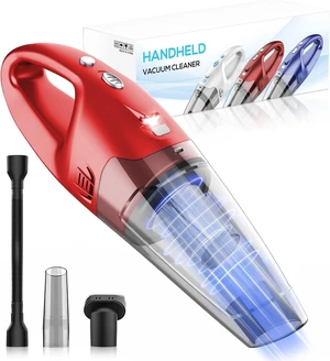 YOOHI Handheld Vacuum Cordless Rechargeable 6000Pa Mini Hand Held Vacuum, LED Light, 2025 Mins Runtime, USB Charging, 500ML Cup Lightweight Small Vacuum Cleaner Cordless for Car/Office/Home YOOHI Handheld Vacuum Cordless Rechargeable 6000Pa Mini Hand Held Vacuum, LED Light, 2025 Mins Runtime, USB Charging, 500ML Cup Lightweight Small Vacuum Cleaner Cordless for Car/Office/Home