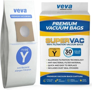 30 Pack Type Y Vacuum Bags for Hoover WindTunnel Upright Vacuum Cleaners, Style Y, Z, Premium Vacuum Bags Model 4010100Y 30 Pack Type Y Vacuum Bags for Hoover WindTunnel Upright Vacuum Cleaners, Style Y, Z, Premium Vacuum Bags Model 4010100Y