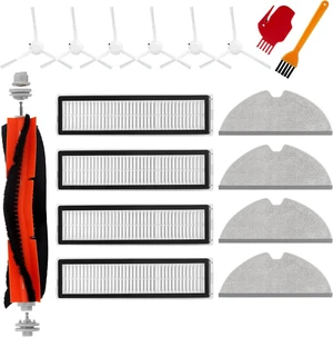 Accessories Kit for Dreame D9, D9 Max, D9 Pro, L10, L10 Pro Vacuum Cleaner Parts, Include 1 Main Brush, 6 Side Brush, 4 Filters, 4 Mop Cloth, 2 Cleaning Brush Accessories Kit for Dreame D9, D9 Max, D9 Pro, L10, L10 Pro Vacuum Cleaner Parts, Include 1 Main Brush, 6 Side Brush, 4 Filters, 4 Mop Cloth, 2 Cleaning Brush