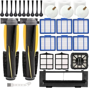 Replacement Part for Shark IQ R101AE RV1001AE AV912S RV913S AV1010AE RV1000 AV970 AV1002AE, 2 Main Brush, 1 Cover, 10 Side Brush, 6 Filter, 1 Pre Filter, 2 Filter, 3 Pre-Motor Foam&Felt Filter Replacement Part for Shark IQ R101AE RV1001AE AV912S RV913S AV1010AE RV1000 AV970 AV1002AE, 2 Main Brush, 1 Cover, 10 Side Brush, 6 Filter, 1 Pre Filter, 2 Filter, 3 Pre-Motor Foam&Felt Filter