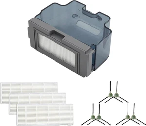 Robot Vacuum Replacements Parts Fit For Lefant M210/M213/M210b, For Okp K2 K2p K3 K4 K5 K2p Robot Vacuum Cleaner, Vacuum Dust Pan, Side Sweep Edge Brush HEPA Filter (Dustbin& Filter&Sweep-10pc) Robot Vacuum Replacements Parts Fit For Lefant M210/M213/M210b, For Okp K2 K2p K3 K4 K5 K2p Robot Vacuum Cleaner, Vacuum Dust Pan, Side Sweep Edge Brush HEPA Filter (Dustbin& Filter&Sweep-10pc)