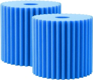 Nispira 506B Foam Dust Filter Replacement for Electrolux Centralux Aerus Central Vacuum 1561,1569,1580,1584,1590,1590A E130 Series, E177A Blue Scalloped, 2 Packs Nispira 506B Foam Dust Filter Replacement for Electrolux Centralux Aerus Central Vacuum 1561,1569,1580,1584,1590,1590A E130 Series, E177A Blue Scalloped, 2 Packs