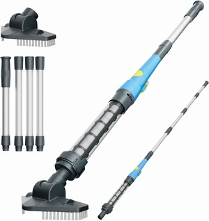 Cordless Pool Vacuum, Handheld Hot Tub Cleaner, Powerful Handheld Cleaner removes Sand and Debris from Above Ground Pools, spas and hot tubs (Light Blue) Cordless Pool Vacuum, Handheld Hot Tub Cleaner, Powerful Handheld Cleaner removes Sand and Debris from Above Ground Pools, spas and hot tubs (Light Blue)