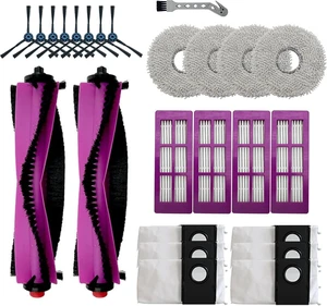 25-Pc Eureka J15 PRO Ultra (ONLY) Complete Care Kit - Replacement Parts for Eureka J15 PRO Ultra Robot Vacuum & Mop | Main/Side Brushes, Mop Pads, HEPA Filters 25-Pc Eureka J15 PRO Ultra (ONLY) Complete Care Kit - Replacement Parts for Eureka J15 PRO Ultra Robot Vacuum & Mop | Main/Side Brushes, Mop Pads, HEPA Filters