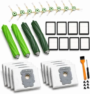 26 Replacement Parts for iRobot Roomba i7 i7+ i3 i3+ i4 i4+ i5 i5+ i6 i6+ i8 i8+ E5 E6 E7 Robot Vacuum Accessories, 2 Rubber Roller 8 Filters 8 Side Brushes 8 Vacuum BagsNOT Fit the Combo J7+ 26 Replacement Parts for iRobot Roomba i7 i7+ i3 i3+ i4 i4+ i5 i5+ i6 i6+ i8 i8+ E5 E6 E7 Robot Vacuum Accessories, 2 Rubber Roller 8 Filters 8 Side Brushes 8 Vacuum BagsNOT Fit the Combo J7+