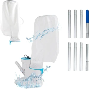 48 GPM Cordless Pool Leaf Vacuum Cleaner with Sectional Poles 48 GPM Cordless Pool Leaf Vacuum Cleaner with Sectional Poles