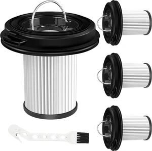 4 Pack Vacuum Filter for Bissell CleanView XR Pet 300W/CleanView XR 200W Cordless Vacuum Filter Replacement 3789 3789U 3789X 3797 3797V 3797W Replace 1638010 with 1 Little Brush by APPLIANCEMATES 4 Pack Vacuum Filter for Bissell CleanView XR Pet 300W/CleanView XR 200W Cordless Vacuum Filter Replacement 3789 3789U 3789X 3797 3797V 3797W Replace 1638010 with 1 Little Brush by APPLIANCEMATES
