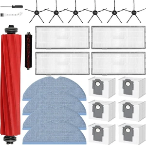 24 Pack Replacement Parts for Roborock S7 MaxV Ultra/S7 Pro Ultra Vacuum 24 Pack Replacement Parts for Roborock S7 MaxV Ultra/S7 Pro Ultra Vacuum