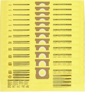 12 Pack 91964 Type D Vacuum Filter Bags Compatible with Shop-Vac 4 Gallon Vacuum, Replacement 9196400 9196433 High Efficiency Dust Collection Bag 12 Pack 91964 Type D Vacuum Filter Bags Compatible with Shop-Vac 4 Gallon Vacuum, Replacement 9196400 9196433 High Efficiency Dust Collection Bag