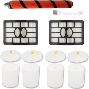 Hepa & Foam Filter Brushroll Replacement Kit for Shark Rotator Pro Lift-away Vacuum Cleaner ZU780 ZU782 ZU782NP ZU785, Replaces Part # Xff500 Xhf500 Hepa & Foam Filter Brushroll Replacement Kit for Shark Rotator Pro Lift-away Vacuum Cleaner ZU780 ZU782 ZU782NP ZU785, Replaces Part # Xff500 Xhf500