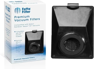 Fette Filter - Vacuum Filter Compatible with Rainbow R12179, R12647B, R10520, E2 Black, Silver Washable Filters - Pack of 1 Fette Filter - Vacuum Filter Compatible with Rainbow R12179, R12647B, R10520, E2 Black, Silver Washable Filters - Pack of 1