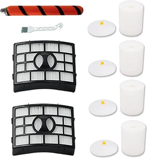 Replacement Brush Roll Filters Compatible with Shark Apex DuoClean AZ1000 AZ1002 AZ1003BRN AX950 AX951 AX952 NV830 NV831 NV835 ZU881 ZU885 Vacuum,Part # 1173FT950,XFF650 and XHF650 Replacement Brush Roll Filters Compatible with Shark Apex DuoClean AZ1000 AZ1002 AZ1003BRN AX950 AX951 AX952 NV830 NV831 NV835 ZU881 ZU885 Vacuum,Part # 1173FT950,XFF650 and XHF650