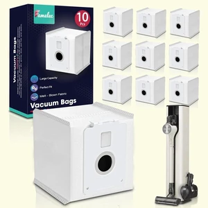 10 Pack for LG Vacuum Bags, Compatible with LG CordZero All in One Tower Vacuum A939KBGS A938KBGS A937KGMS, High-Efficiency Replacement Vacuum Cleaner Bags 10 Pack for LG Vacuum Bags, Compatible with LG CordZero All in One Tower Vacuum A939KBGS A938KBGS A937KGMS, High-Efficiency Replacement Vacuum Cleaner Bags