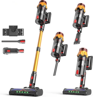 Cordless Vacuum Cleaner for Home, 55Kpa Suction, Up to 70-Min Runtime, Gold Cordless Vacuum Cleaner for Home, 55Kpa Suction, Up to 70-Min Runtime, Gold