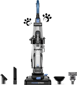 Eureka PowerSpeed Lightweight Upright Vacuum Cleaner for Carpet and Hard Floor, Powerful Bagless Upright Vacuum Cleaner for Home Pets, NEU181A, Blue Eureka PowerSpeed Lightweight Upright Vacuum Cleaner for Carpet and Hard Floor, Powerful Bagless Upright Vacuum Cleaner for Home Pets, NEU181A, Blue
