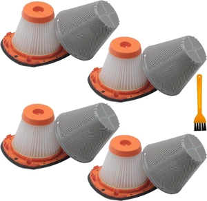4 Pack HEPA Filters Compatible with BLACK+DECKER 20V MAX POWERCONNECT Handheld Vacuum Models BCHV001C1, BCHV001B, Fits CRAFTSMAN V20 Cordless Hand Vac CMCVH001B, Compare to Part# N900287 4 Pack HEPA Filters Compatible with BLACK+DECKER 20V MAX POWERCONNECT Handheld Vacuum Models BCHV001C1, BCHV001B, Fits CRAFTSMAN V20 Cordless Hand Vac CMCVH001B, Compare to Part# N900287