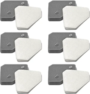 6 Pack BU3523 BU3120 Pre-Motor Foam Felt Filter Kits compatible with Shark BU3120 Clean Lightweight Cordless Cleaner, Shark BU3523 Clean Empty Cordless Stick Vacuum, Auto Empty System, XFBU3000 6 Pack BU3523 BU3120 Pre-Motor Foam Felt Filter Kits compatible with Shark BU3120 Clean Lightweight Cordless Cleaner, Shark BU3523 Clean Empty Cordless Stick Vacuum, Auto Empty System, XFBU3000