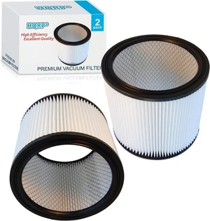 HQRP Cartridge Filter 2-Pack compatible with Shop-Vac 90340 Vacuum Cleaner HQRP Cartridge Filter 2-Pack compatible with Shop-Vac 90340 Vacuum Cleaner