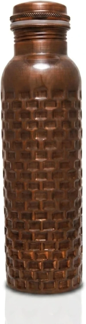 Craft Trade Antique Brick Copper Water Bottle for Drinking & Travel, 32 oz Craft Trade Antique Brick Copper Water Bottle for Drinking & Travel, 32 oz